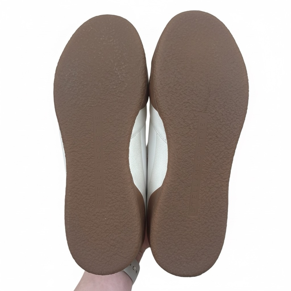 Stella McCartney White & Tan Gum Sole Sneakers Size 39 — Made in Spain - Picture 7 of 7